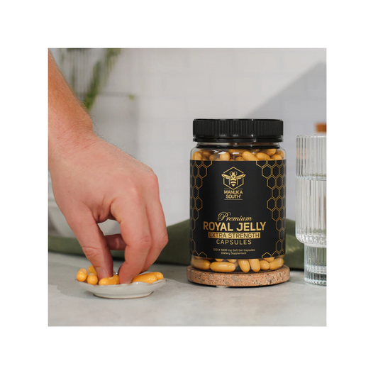 マヌカサウス(Manuka South) プレミアム ロイヤルゼリー 1000mg 320カプセル| エクストラストレングス