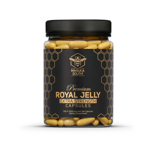 マヌカサウス(Manuka South) プレミアム ロイヤルゼリー 1000mg 320カプセル| エクストラストレングス