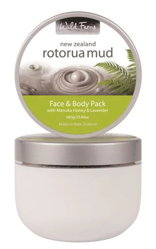 Rotorua Mud Face & Body Pack with Manuka Honey & Lavender