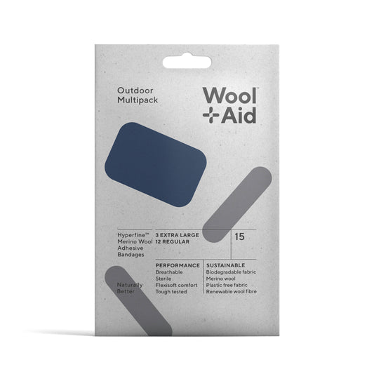 Merino Wool Bandages - Outdoor Pack of 15