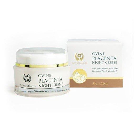 Nature's Beauty Beauty - Facial Care ネイチャーズ ビューティー オバイン (Ovine) プラセンタ ナイトクリーム (50gm)
