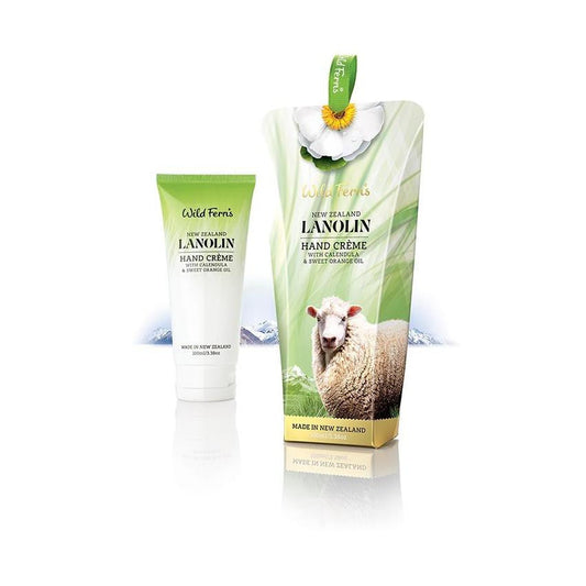 Wild Ferns Lanolin Hand Creme with Calendula and Sweet Orange Oil (100ml)