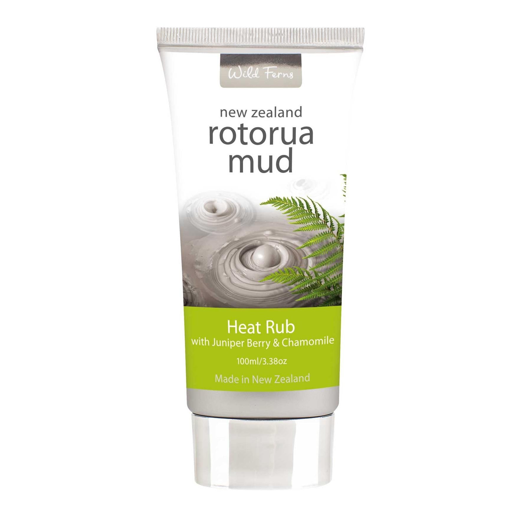 Wild Ferns Rotorua Mud Heat Rub with Juniper Berry & Chamomile
