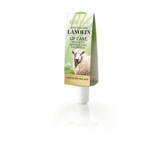 3 Pack - WIld Ferns Lanolin Lip Care SPF15 with Beeswax and Calendula